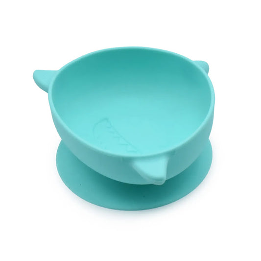 Silicone Suction Bowls Blue & Mint - Melii