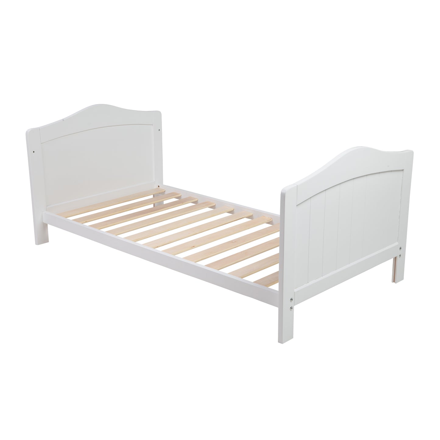 Cuna Cama de Madera Toledo 140x70 Blanco Carestino