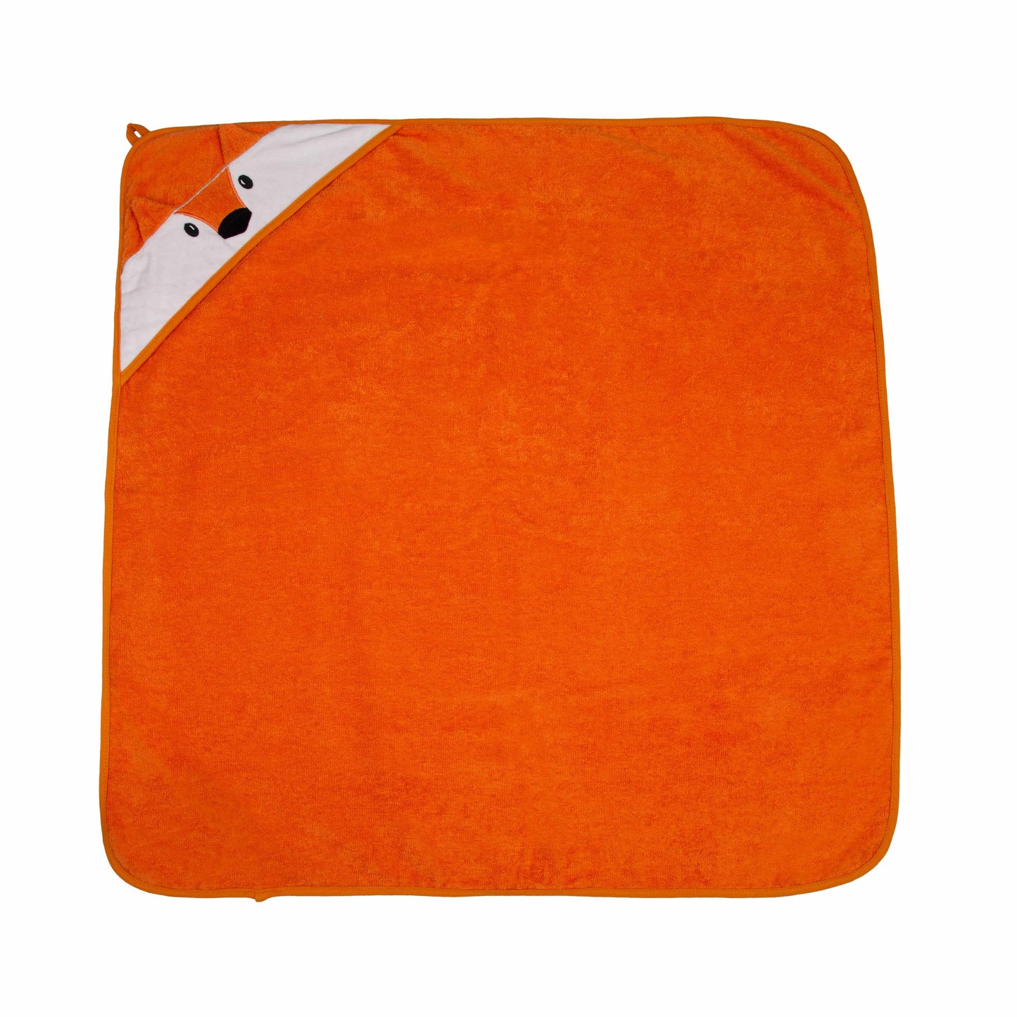 Toalla Con Capucha 75x75cm Zorro Canela Carestino