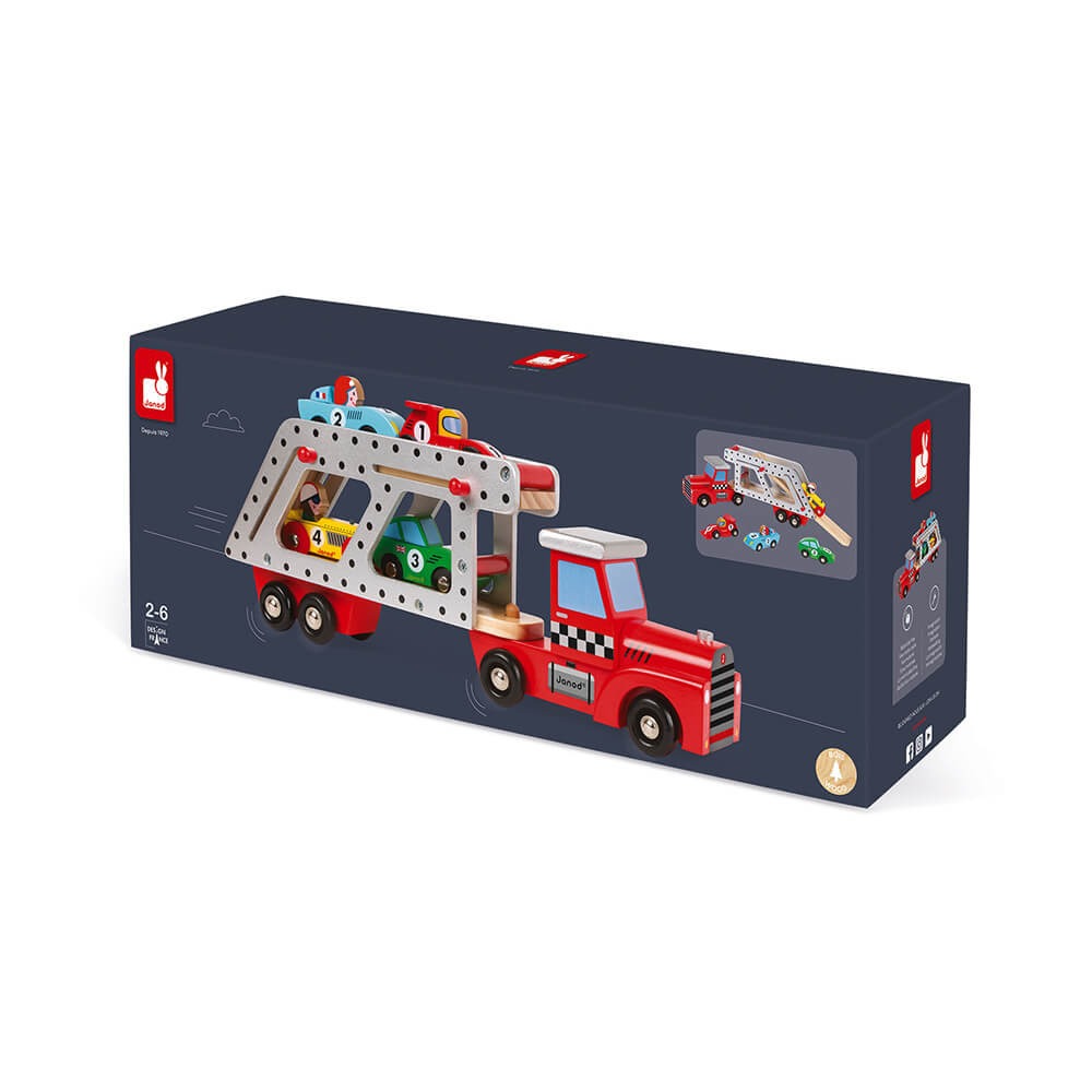 Story Camión Portacoches (madera) - Janod