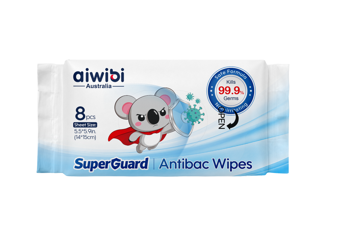 Toallitas Antibacteriales Mini 8 Unidades