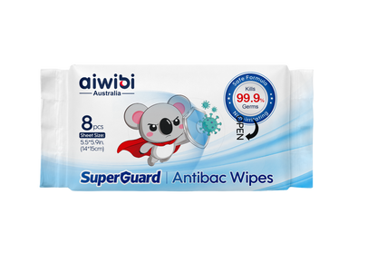 Toallitas Antibacteriales Mini 8 Unidades