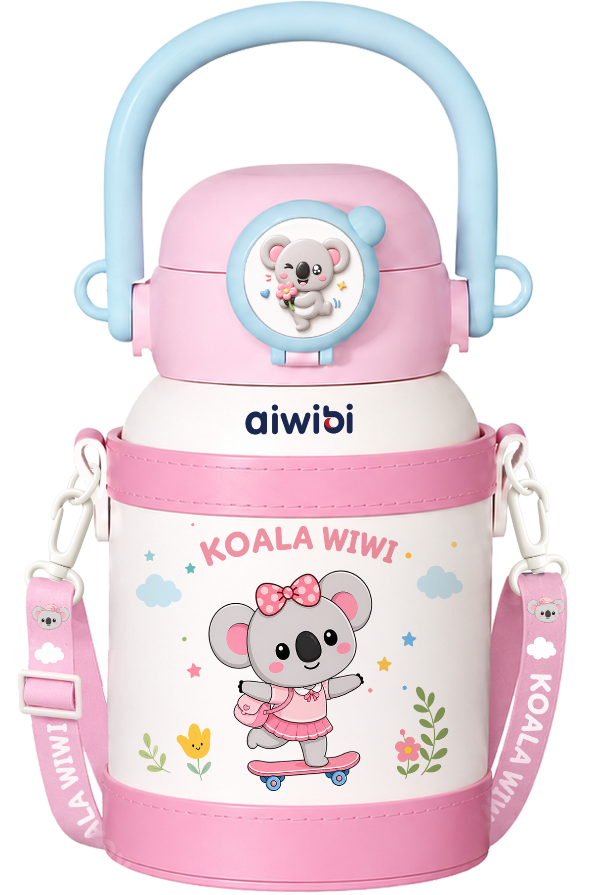 Termo Infantil Aislado Rosado