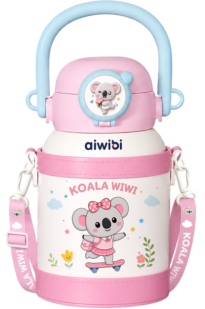Termo Infantil Aislado Rosado