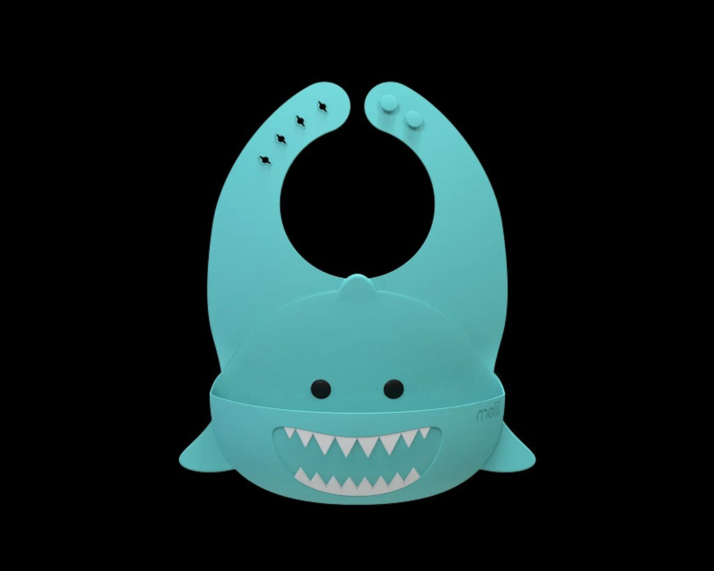 Silicone Shark Bib - Melii