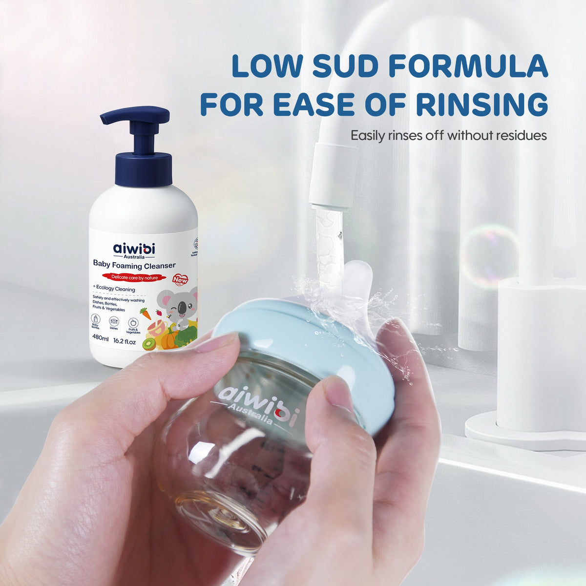 Espuma Limpiadora para Bebé 480 ml