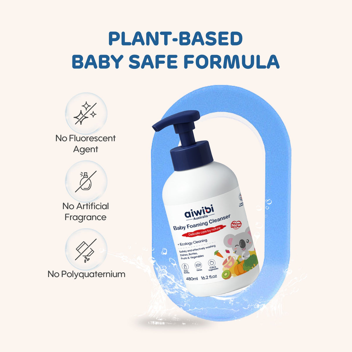 Espuma Limpiadora para Bebé 480 ml