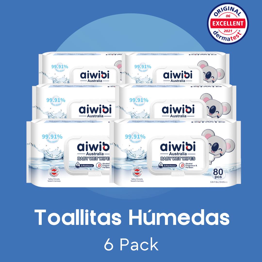 6 Pack Toallitas Humedas - Aiwibi