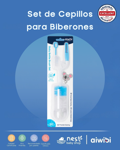 Set de Cepillos para Biberones