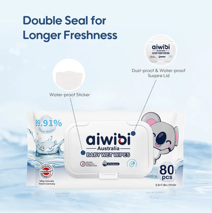 12 pack Toallitas Humedas - Aiwibi