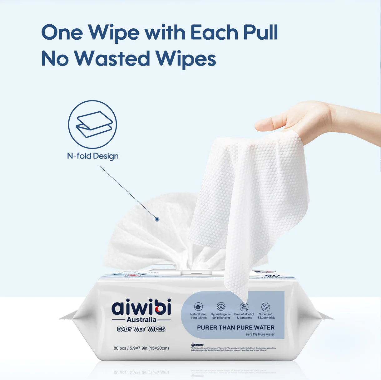 12 pack Toallitas Humedas - Aiwibi
