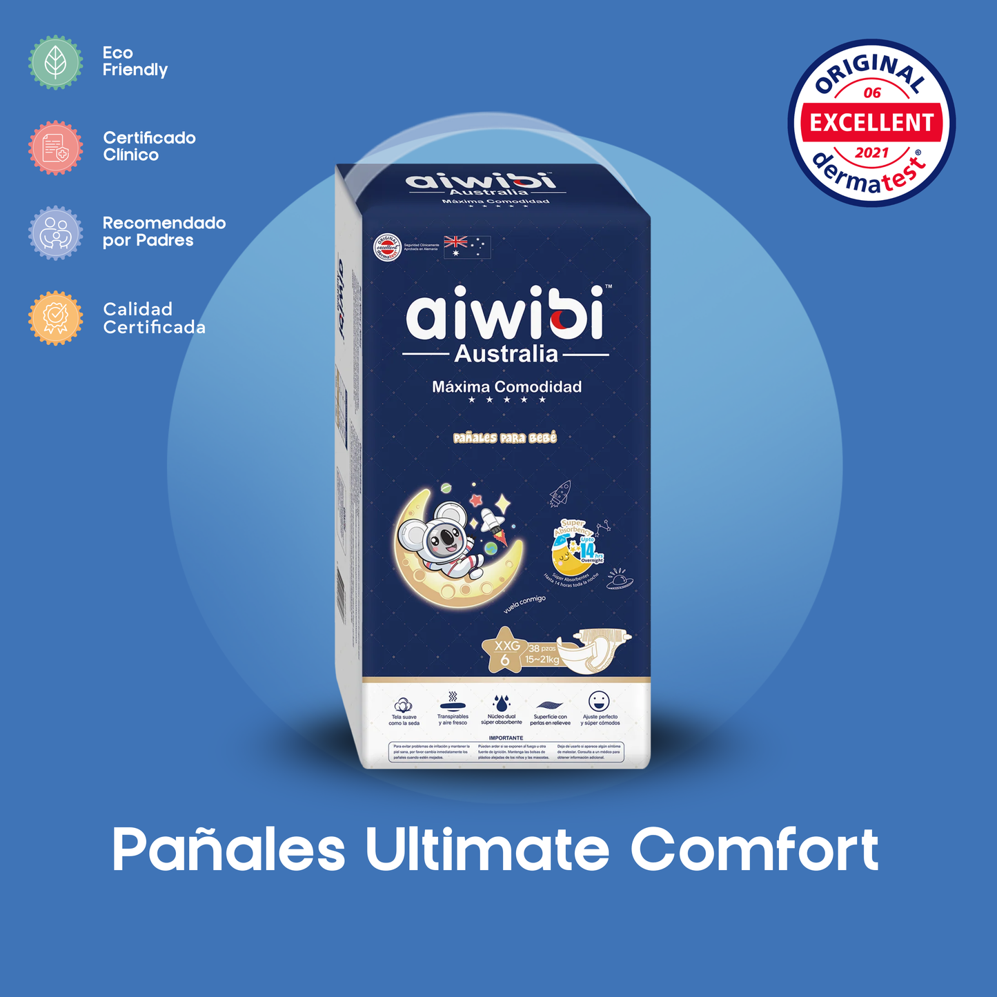 Pañales Ultimate Comfort Talla XXG - Aiwibi