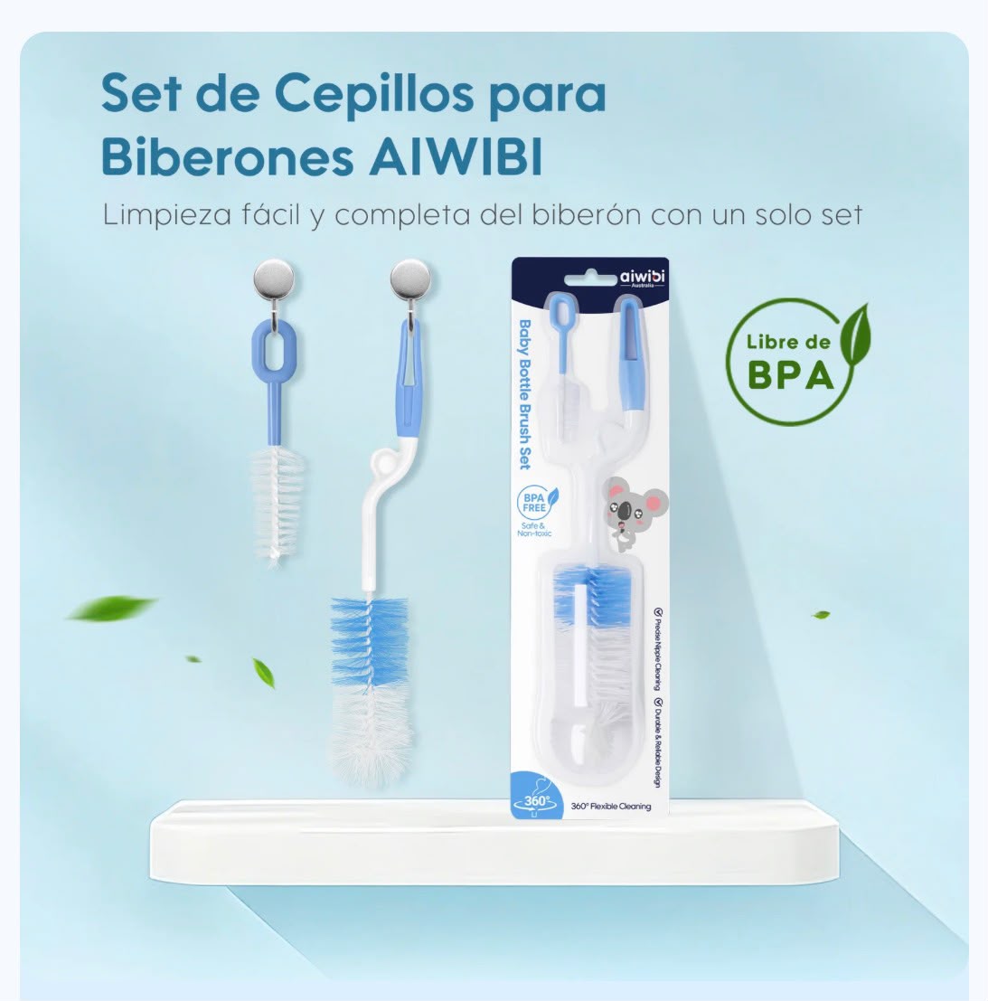 Set de Cepillos para Biberones
