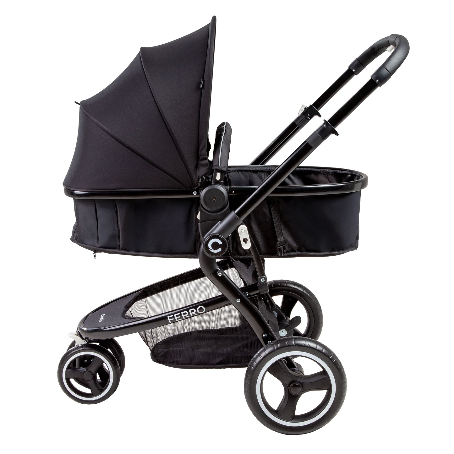 Coche FERRO V2 Accesorios Negro Carestino