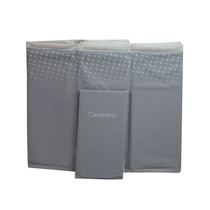 Piscina Caribe 130x89x45 Gris Carestino