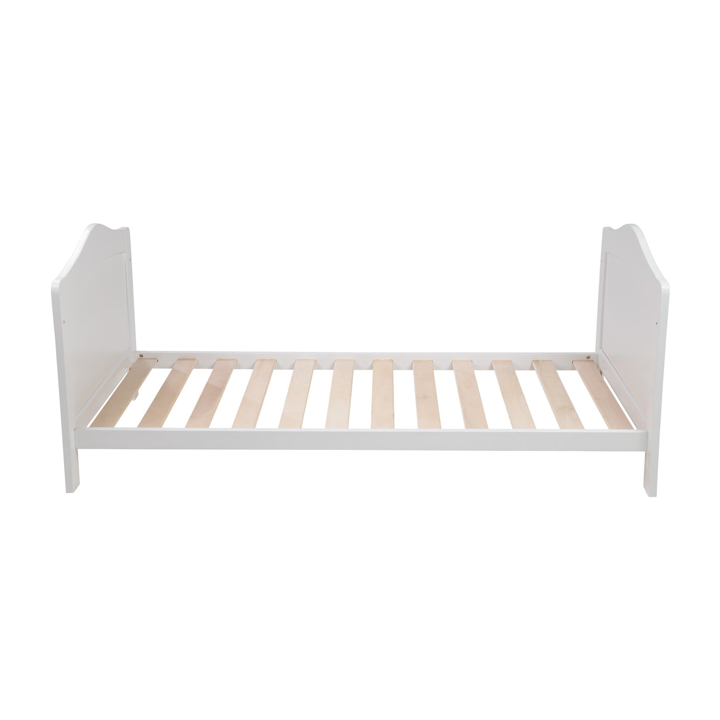 Cuna Cama de Madera Toledo 140x70 Blanco Carestino