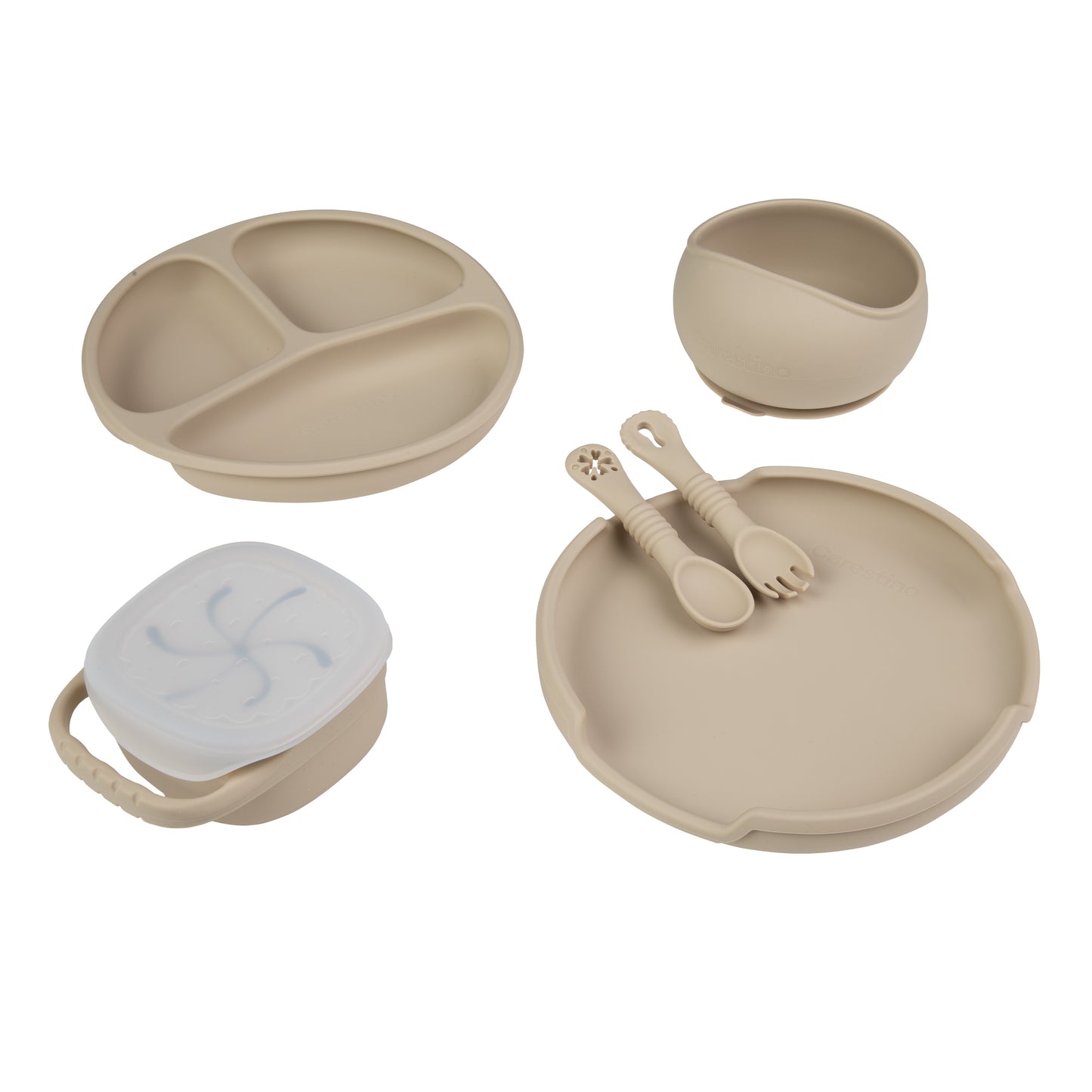 Set de Alimentación de silicona Foodie Avena - Carestino