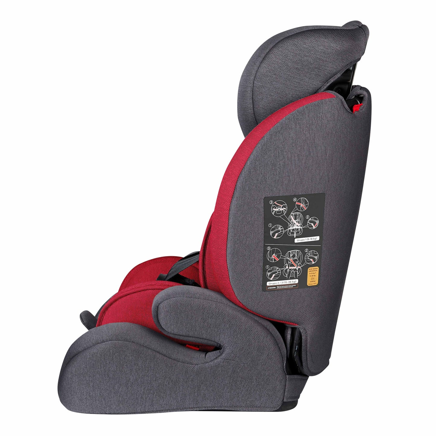 Silla para Carro BERLÍN GRUPO I/II/III Rojo Carestino