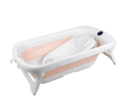 Bañera Plegable con Soporte Amalfi 50L Rosa - Carestino