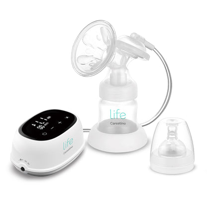 Extractor de Leche Eléctrico con Biberón - Carestino