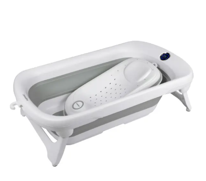 Bañera Plegable con Soporte Amalfi 50L Gris - Carestino