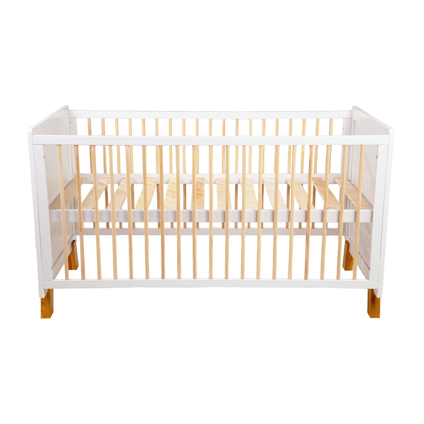 Cuna Cama de Madera Vigo 140x70 Blanco Carestino