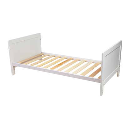 Cuna Cama de Madera Vigo 140x70 Blanco Carestino