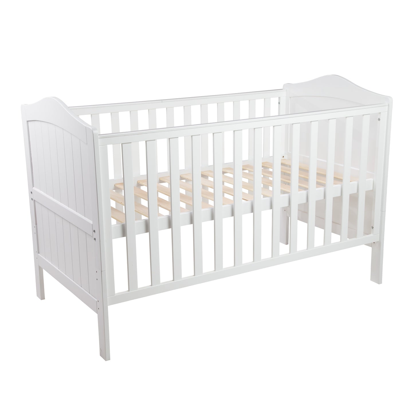 Cuna Cama de Madera Toledo 140x70 Blanco Carestino
