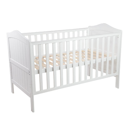 Cuna Cama de Madera Toledo 140x70 Blanco Carestino