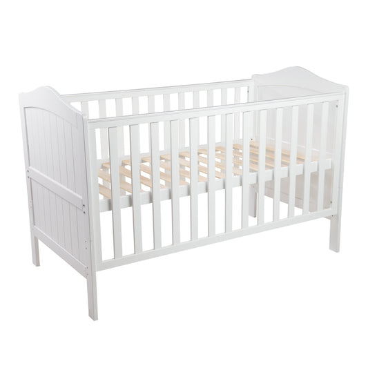 Cuna Cama de Madera Toledo 140x70 Blanco Carestino
