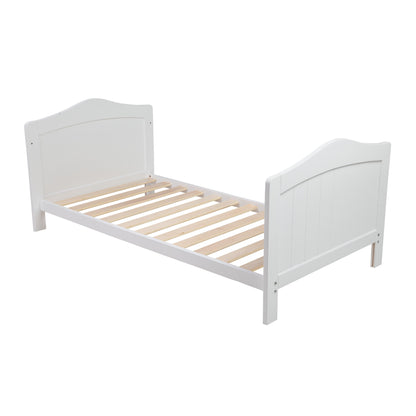 Cuna Cama de Madera Toledo 140x70 Blanco Carestino