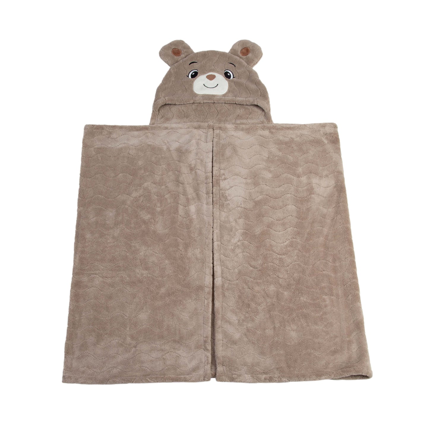 Toalla Con Capucha 70x140cm Oso Vison Carestino