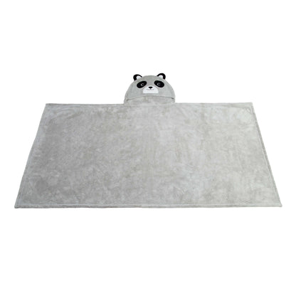 Toalla Con Capucha 70x140cm Koala Gris Carestino