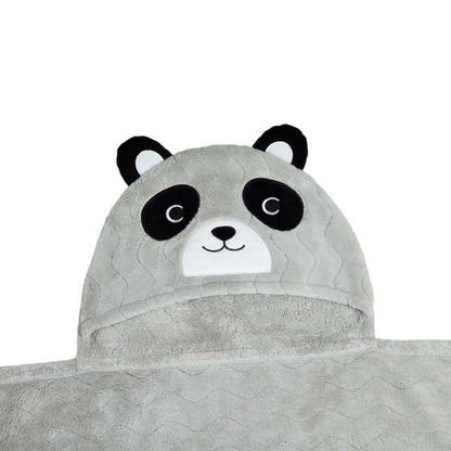 Toalla Con Capucha 70x140cm Koala Gris Carestino