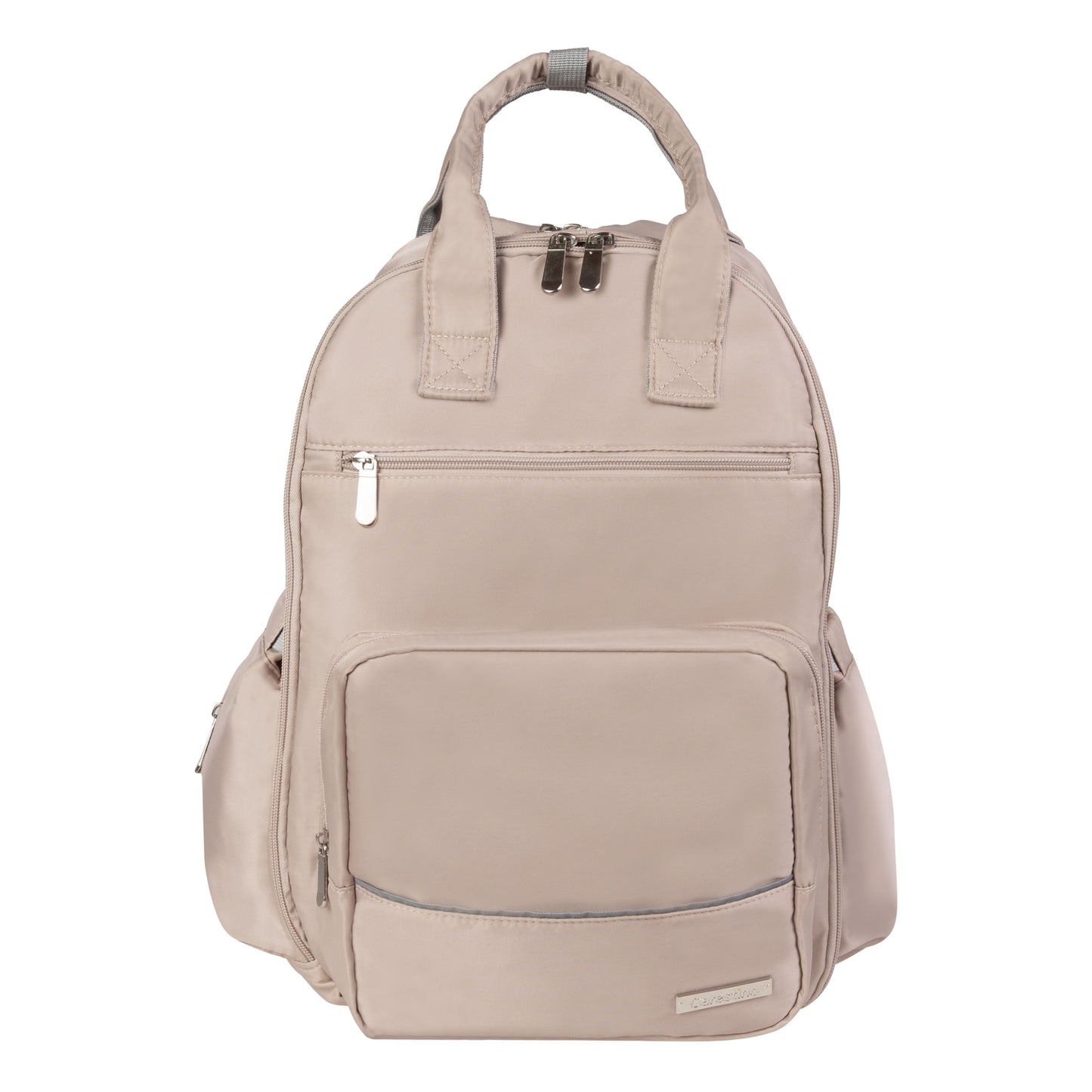 Mochila Pañalera PRAGA V2 Greige Carestino