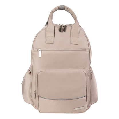 Mochila Pañalera PRAGA V2 Greige Carestino