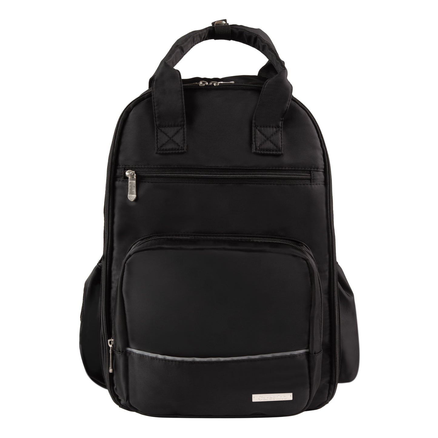Mochila Pañalera PRAGA V2 Negro Carestino
