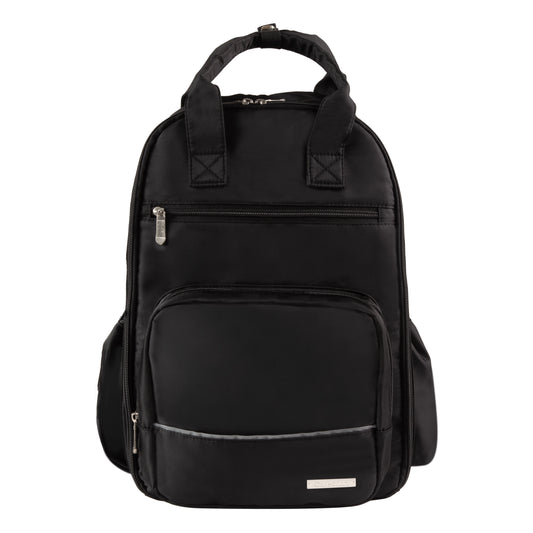 Mochila Pañalera PRAGA V2 Negro Carestino