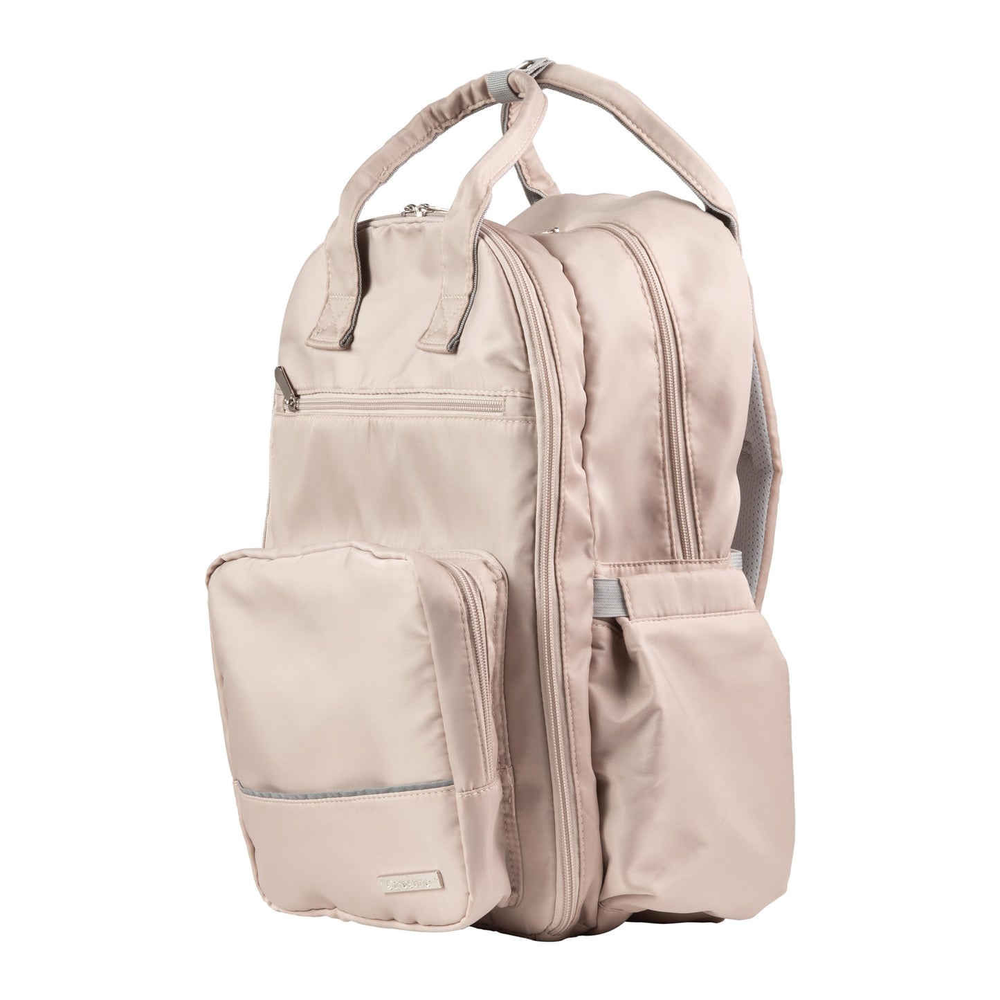 Mochila Pañalera PRAGA V2 Greige Carestino