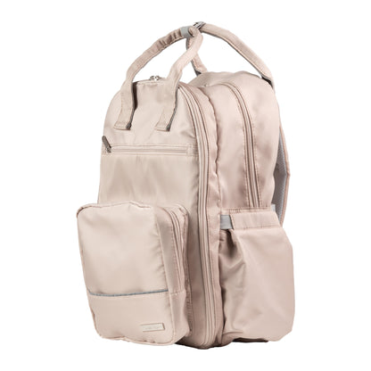 Mochila Pañalera PRAGA V2 Greige Carestino