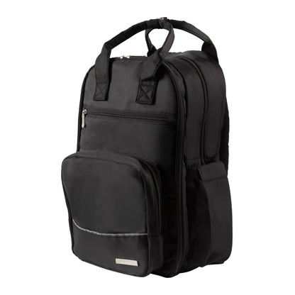 Mochila Pañalera PRAGA V2 Negro Carestino