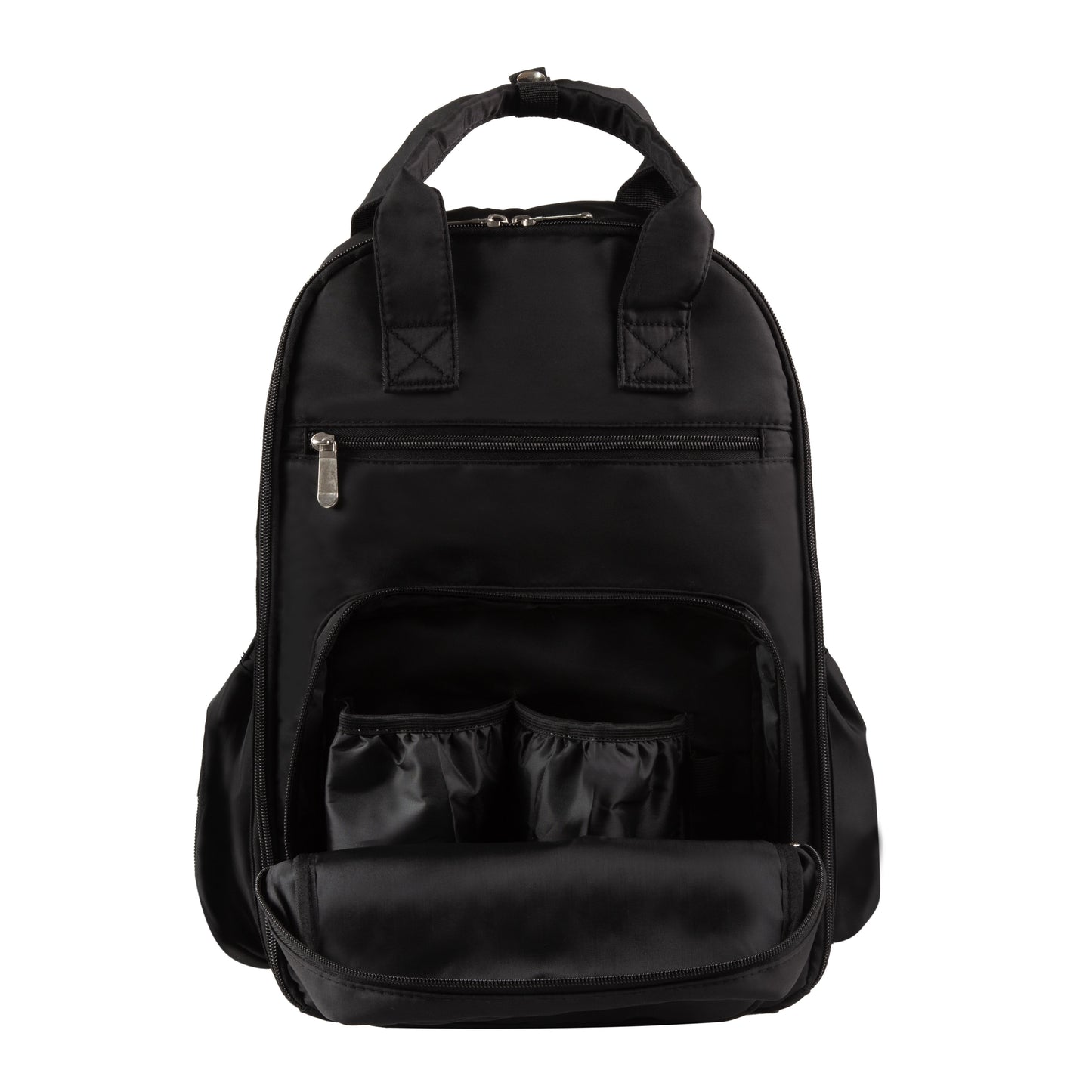 Mochila Pañalera PRAGA V2 Negro Carestino