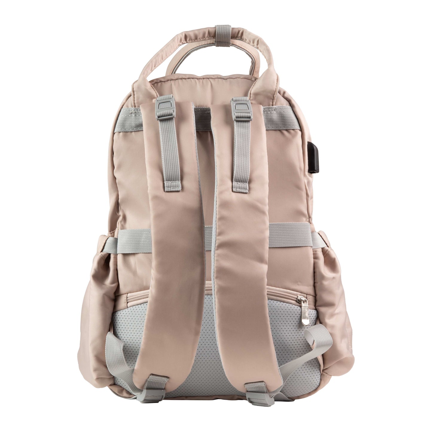 Mochila Pañalera PRAGA V2 Greige Carestino