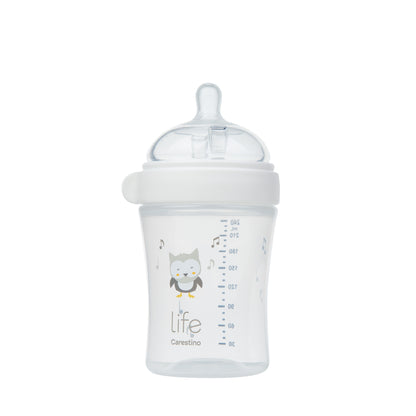 Biberón 240ml Tetina 3m Blanco Carestino