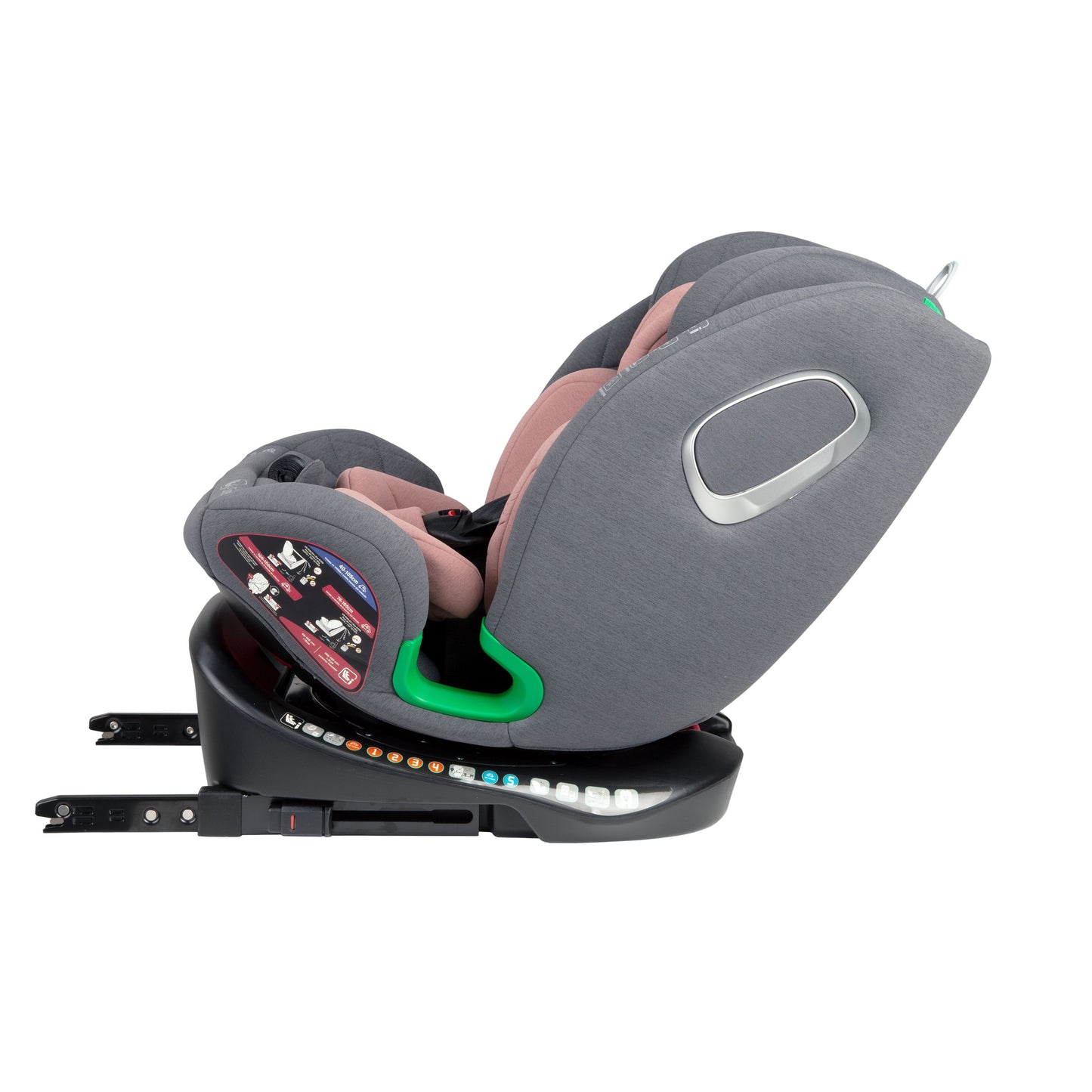 Silla para Carro HAMBURGO I-Size 40-150cm Isofix Rosa Viejo Carestino