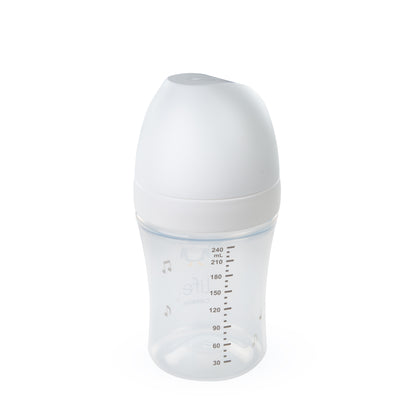 Biberón 240ml Tetina 3m Blanco Carestino
