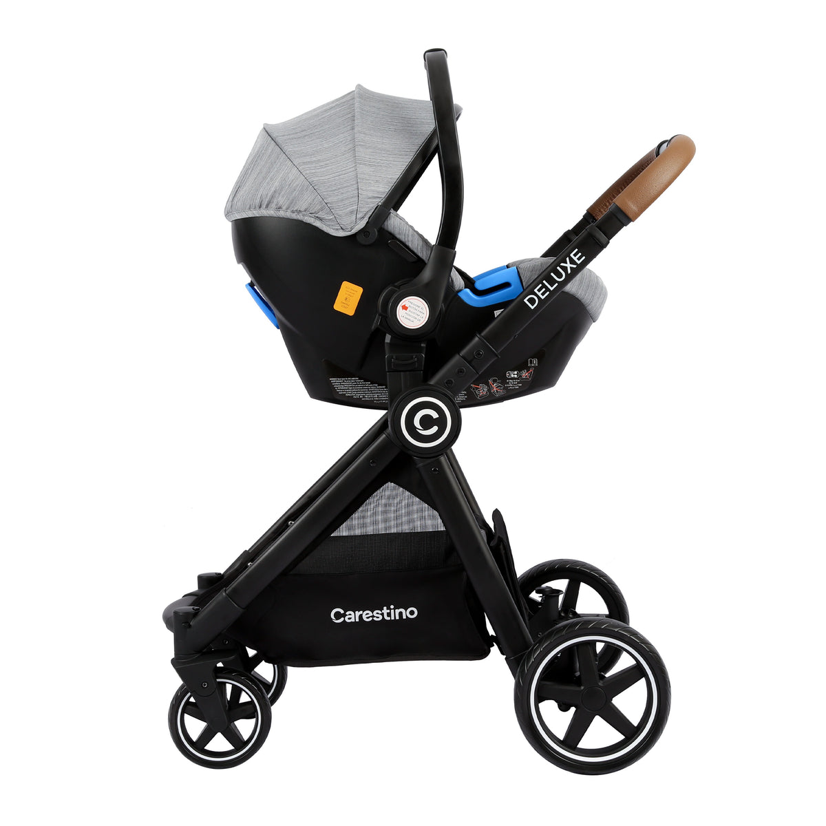 Coche Deluxe V2 Gris oscuro - Carestino