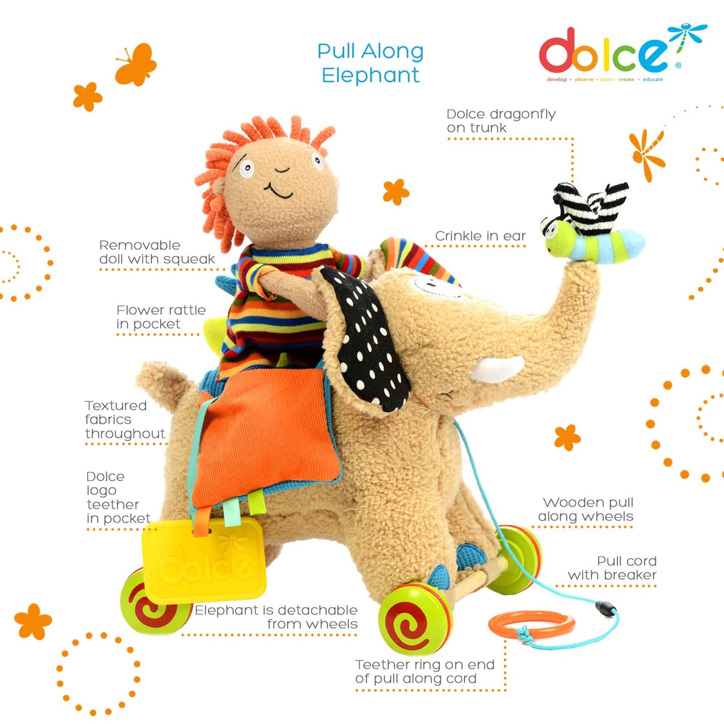 Pull along Elephant - Lamaze