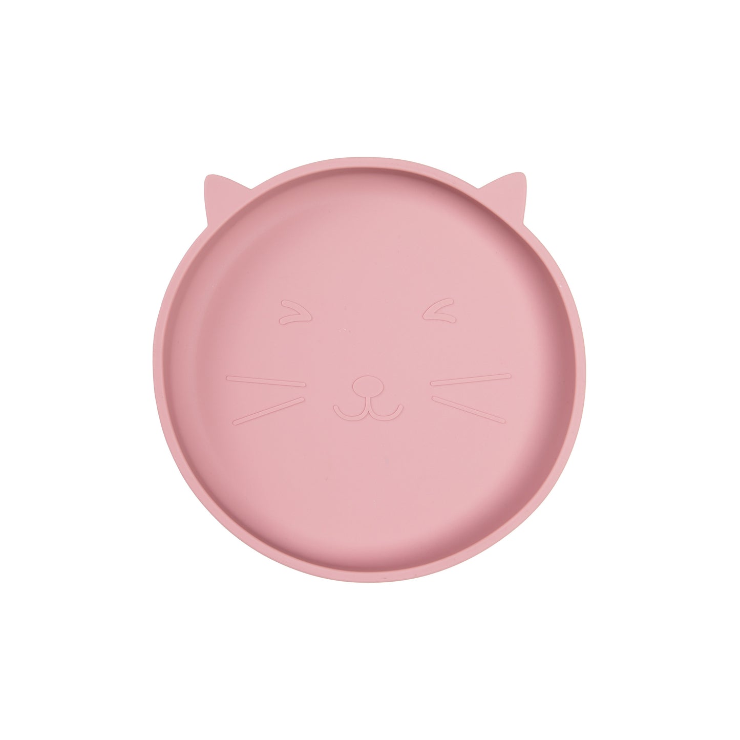 Set de Alimentación de Silicona Gatito Rosa Malva Carestino
