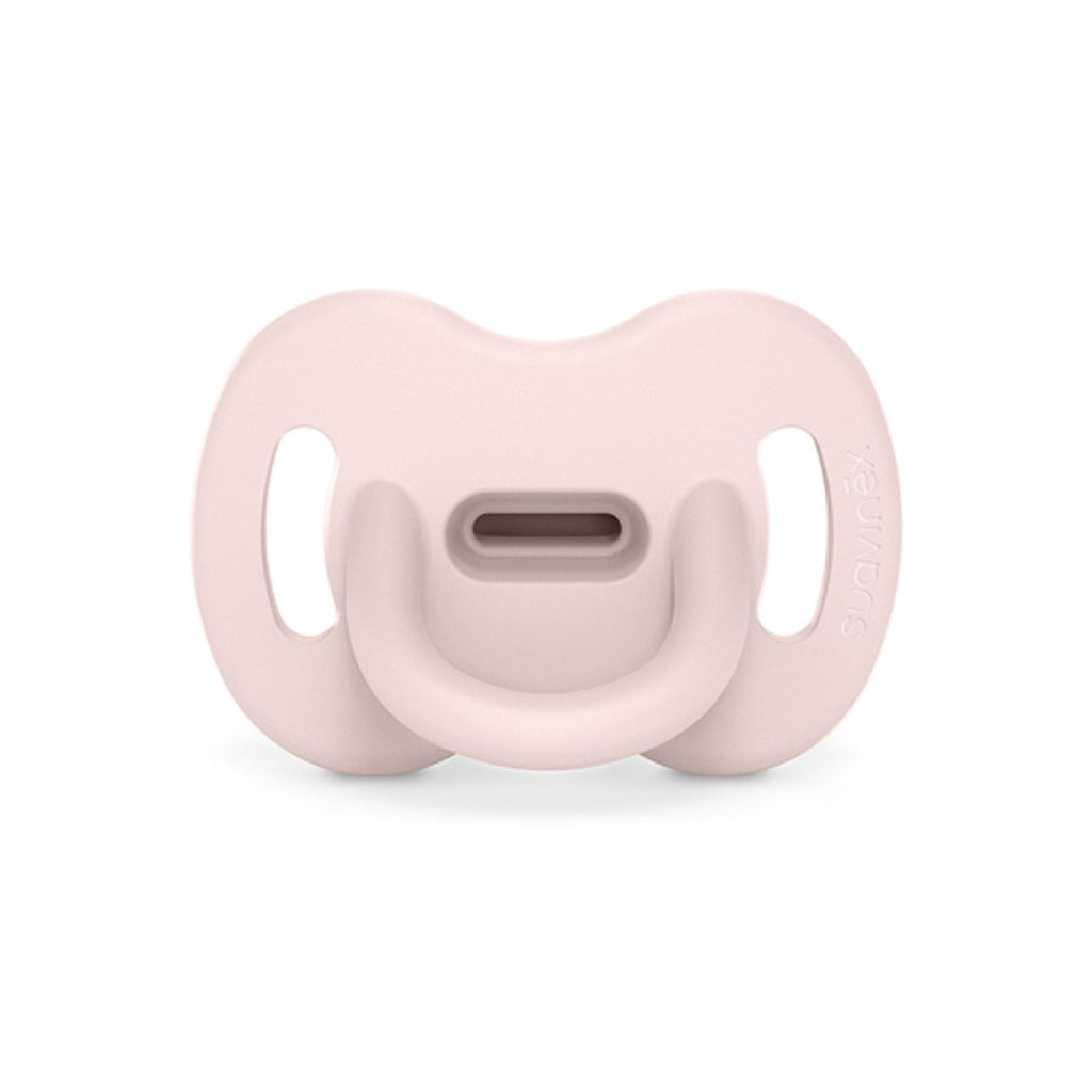 Chupeta todo silicona rosado 0 a 6 meses - Suavinex